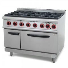 Плита газовая с электрической духовкой GoodFood GP6AFLNG