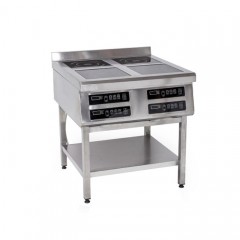 Плита индукционная Tehma 4-х конфорочная 2,8 кВт 800