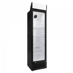 Шкаф холодильный GoodFood BC225BW2LED черно-белый