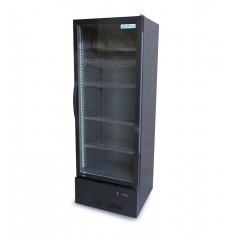 Шкаф холодильный GoodFood BC360NBB2LED чорный-черный