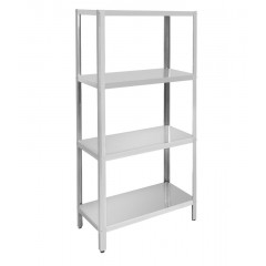 Стеллаж разборный из нержавеющей стали КИЙ-В СЖВ-(Р)-4-4П-700