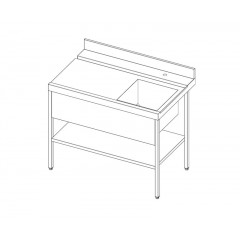 Стіл обробний КИЙ-В СП-1 1000х700