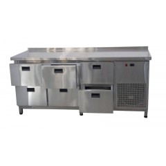 Стіл холодильний 6 ящиків 1860х700 Tehma 11933 (Техма)