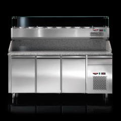 Стіл холодильний для піци Tecnodom PZ03EKOGN + VR3203VD