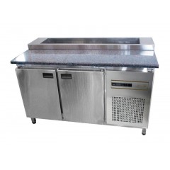 Холодильный стол для пиццы саладетта Tehma с гранитной поверхностью