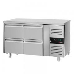 Стол холодильный с выдвижными ящиками GGM Gastro KTS147ND#4S