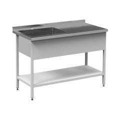 Стол с ванной моечной сварной КИЙ-В СМВ-4-1С