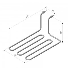 ТЕН КИЙ-В 290 Е 10 / 4,0 Z 220 Ф11