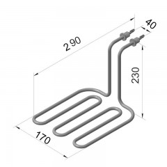 ТЭН на фритюрницу 2500 Вт