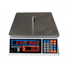 Весы торговые Днепровес ВТД-Т1-СВ до 6 кг.