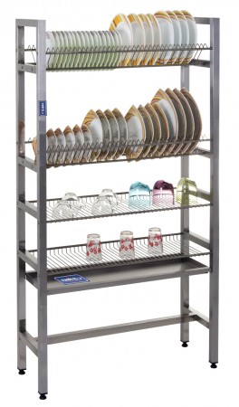 Стеллаж для сушки посуды КИЙ-В СЖСВ-М-2Т+2С