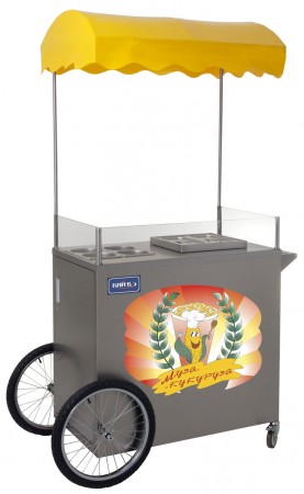 Тележка кукурузоварка КИЙ-В ППК-Нж Муза кукуруза