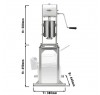 Аппарат для чуррос GGM Gastro CHMNP3#UG44 с подставкой