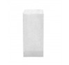 Бумажный пакет уголок белый жиростойкий 240х120 мм. 32