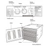 Дегидратор для сушки овощей EWT INOX FK02