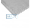 Противень алюминиевый, перфорированный 600х400х20, 3 борта 90°, 1 борт 45° Brillis