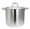 С тройным прессованным дном Кастрюля из нержавеющей стали 15,4 л FoREST 305284 с крышкой