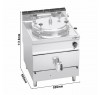 Газовый котел пищеварочный GGM Gastro GKB899HI100D