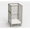 Металлический контейнер сетчатый передвижной