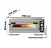 Печь для пиццы GGM Gastro PEP44 размеры