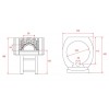 Печь на дровах для пиццы AS TERM D120C