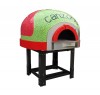 Печь для пиццы AS TERM D120K Mosaic Green & Red на дровах