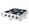 Газова плита GGM Gastro GHTC4