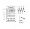 Винный холодильный шкаф Scan SV 45 B