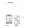 Шкаф винный Tefcold TFW200-F