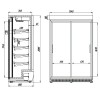 Холодильный шкаф Juka VD125S