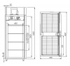 Холодильный шкаф Полюс R1120 Сarboma INOX