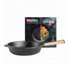 Чугунная сковорода Optima 240х60 мм Brizoll O2460-P