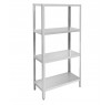 Стеллаж разборный из нержавеющей стали КИЙ-В СЖВ-(Р)-4-4П-600