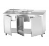 Стол-тумба с ванной моечной сварной Orest CSW-3.1-С2S