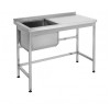Стол производственный с ванной моечной сварной Tehma