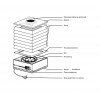Сушилка для овощей и фруктов Profit M ЕСП-01Е черная деталировка