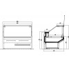 Холодильная витрина Juka FGL160 схема