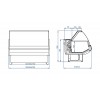 Витрина морозильная РОСС Siena М 1,1-1,2 ВС схема