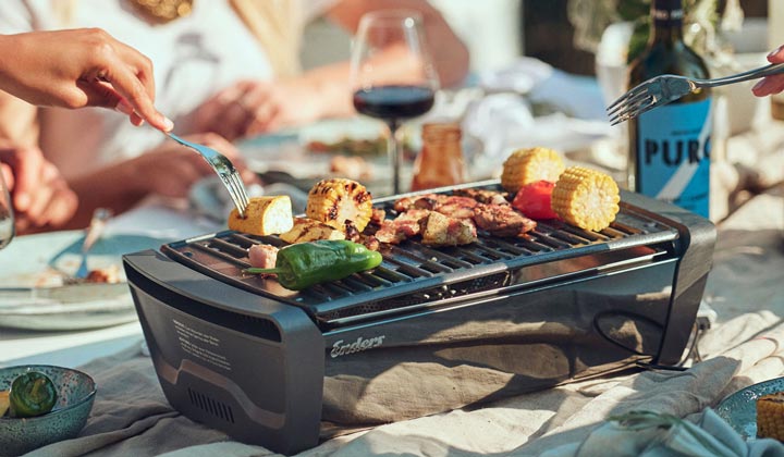 Угольный гриль ENDERS Aurora Mirror Black 1365К