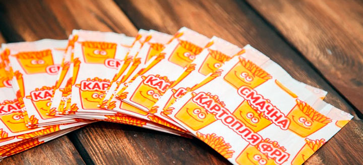 Упаковка для картоплі фрі Смчна картопля фрі 7.1671