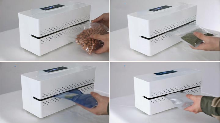 Роликовый запайщик пакетов Hualian FRB-640