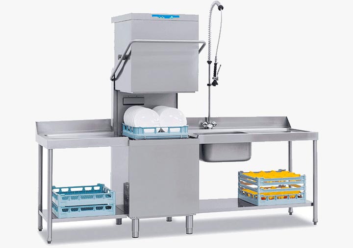 Стол к купольной посудомоечной машине