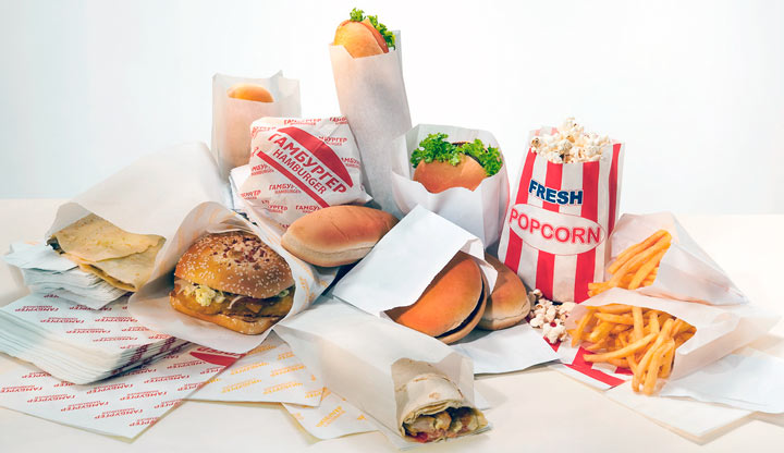 Пакет саше белый крафт